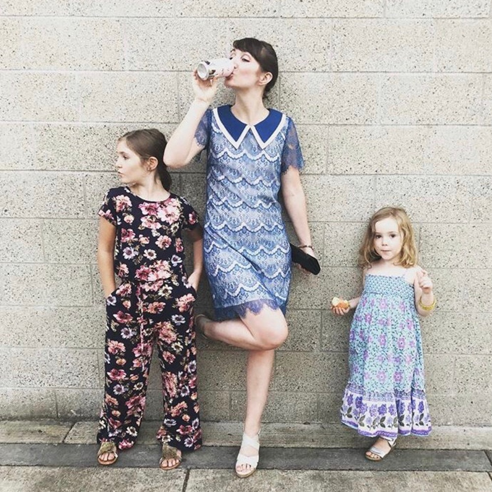 Beautiful and light weight lace scalloped dress